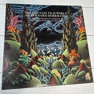 Vintage 1974 The Fantasy Film World of Bernard Herrmann Album Decca Records